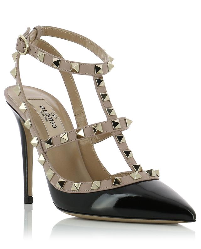 valentino rockstud patent leather heels
